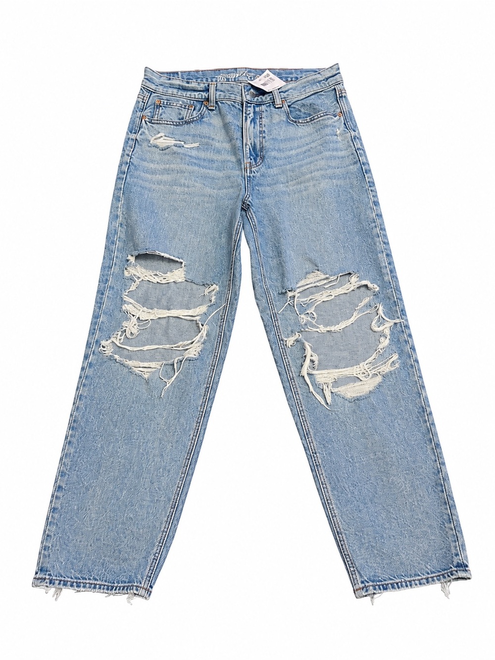 American Eagle Super High-Rise Baggy Straight Jeans